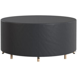 Outsunny Round Garden Furniture Cover Waterproof 214 X 70 Cm, Black - thumbnail 2