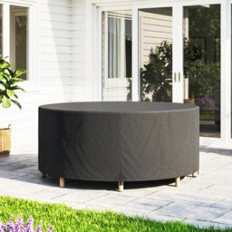 Outsunny Round Garden Furniture Cover Waterproof 214 X 70 Cm, Black - thumbnail 8