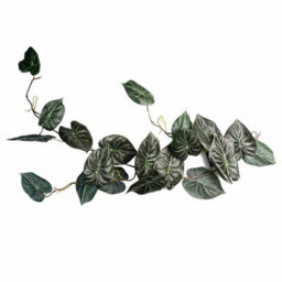 Leaf 120Cm Artificial Trailing Hanging Plant Realistic Alocasia Dragon Scale Dark - thumbnail 1