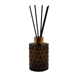 Woodside Home Living Autumn Reed Diffuser Vase - Warm Amber - thumbnail 2