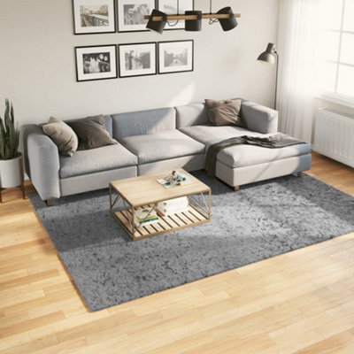 Walplus Shaggy Rug Pamplona High Pile Modern Grey 200X280 Cm - image 1