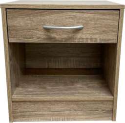 Spot On Dealz Bedside Cabinet Side Table Living Room Bed Side Tables End Small Cabinets Furniture Bedroom Nightstand Oak - thumbnail 1