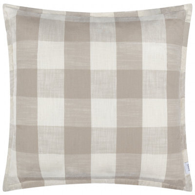 Yard Chesil Check Outdoor Cushion, Natural, 50 X 50Cm - image 1