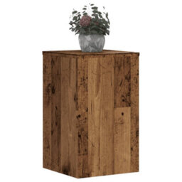Walplus Plant Stands 2 Pcs Old Wood 30X30X50 Cm Engineered Wood - thumbnail 3