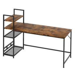 Levede Computer Desk Study Table Home Office Workstation 4-Tier Shelf 160Cm - thumbnail 2