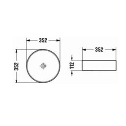 Affine Bathroom Cloakroom Vanity Unit Wash Countertop Basin Storage Grey 600mm - thumbnail 7