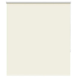 Berkfield Roller Blind Blackout Off White 120X175 Cm Fabric Width 116.6 Cm Polyester