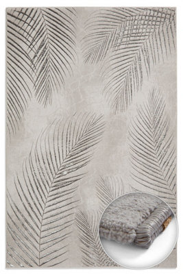 Think Rug Creation 50051 Grey Silver Rug-120Cm X 170Cm - image 1