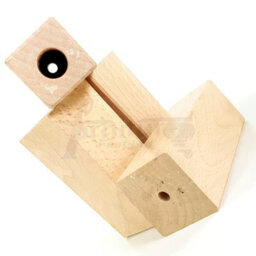 L&F 4X Replacement Furniture Legs Solid Wood 110mm High Sofas Chairs Settee Cabinets Legs Self Fixing Natural - thumbnail 6
