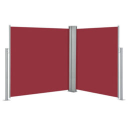 Berkfield Retractable Side Awning 170X600 Cm Red - thumbnail 4