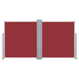 Berkfield Retractable Side Awning 170X600 Cm Red - thumbnail 2