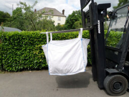 Fibc Bulk Bag - 130Gsm One Tonne Builders Bag 86Cm X 86Cm X 86Cm With 4 Corner Lifting Loops - thumbnail 8