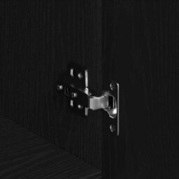 Walplus Sideboard Black 90 X 34 X 80 Cm Engineered Wood - thumbnail 9