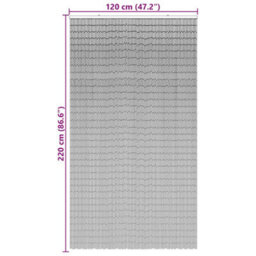 Walplus Insect Door Curtain Dark Grey 120X220 Cm Bamboo - thumbnail 7