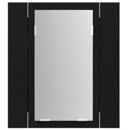 Walplus Led Bathroom Mirror Cabinet Black Oak 40X12X45 Cm Engineered Wood - thumbnail 6