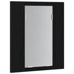 Walplus Led Bathroom Mirror Cabinet Black Oak 40X12X45 Cm Engineered Wood - thumbnail 7