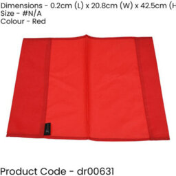 Precision Single All Weather Football Corner Flag - Red - Outdoor Polyester - thumbnail 2