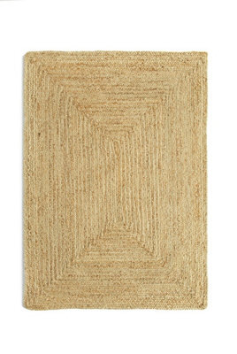 Natural Handmade Rug, 20mm Thick Geometric Optical (3D) Rug, Luxurious Modern Wool Rug For Dining Room-160Cm X 230Cm