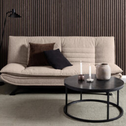 Furniture To Go Spiro Coffee Table With Black Marble Melamine Top & Black Legs - thumbnail 3