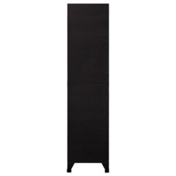Vidaxl Locker Cabinet Black 90X45X180 Cm Steel - thumbnail 4