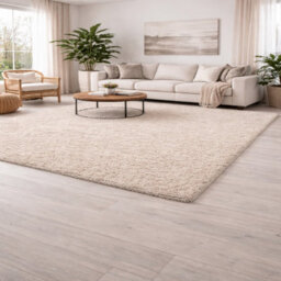 Uetian Light Beige Soft Plush Floor Rug 120X170 Modern Minimal Home Styling - thumbnail 4
