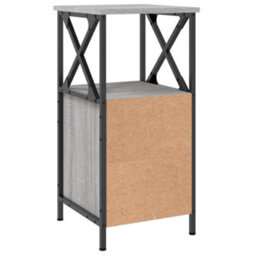 Berkfield Bedside Cabinet Grey Sonoma 34X35.5X70 Cm Engineered Wood - thumbnail 8