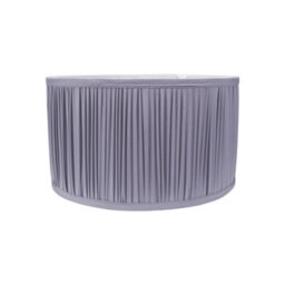 Valuelights Jess Powder Blue Fabric Ruched Pleated Small Drum Shade (D)25Cm - thumbnail 3