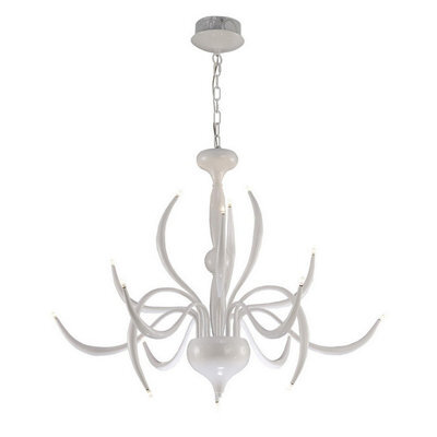 Luminosa Lighting Luminosa Llamas Pendant 15 Light G4 White, Not Led/cfl Compatible - image 1