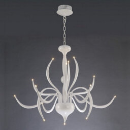 Luminosa Lighting Luminosa Llamas Pendant 15 Light G4 White, Not Led/cfl Compatible - thumbnail 2