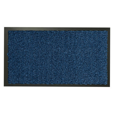Kav Door Mat Dirt Trapper - Durable Indoor And Outdoor Non-Slip Rug - Super Absorbent- Home, Office(Blue / Black, 120Cm X 180Cm) - image 1