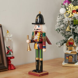 Living And Home Nutcracker Soldier Figurine Tabletop Christmas Decoration Xmas Ornament - thumbnail 3