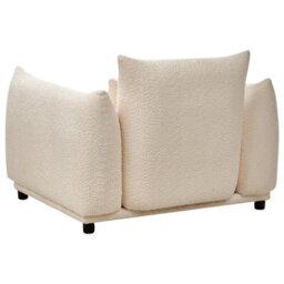 Beliani Armchair Jamsa Boucle Off-White - thumbnail 7