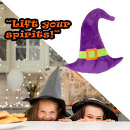 Witch Wall Decoration Halloween Themed Plush 49Cm X 46Cm Purple X 1 - thumbnail 6
