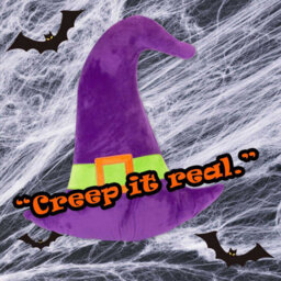 Witch Wall Decoration Halloween Themed Plush 49Cm X 46Cm Purple X 1 - thumbnail 4