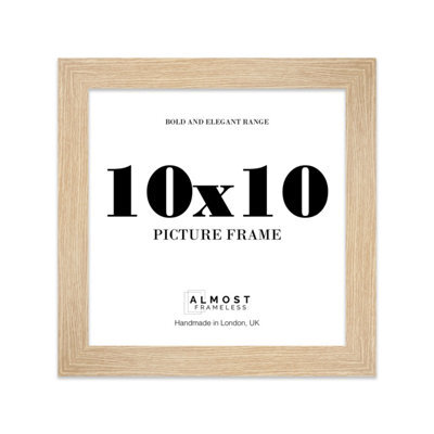 "10X10"" Turquoise Picture Frame - 10X10"" Square Frame With 6X6"" Mount For 10X10""/6X6"" Pictures Classic Style Photo Display, 1 Pack"