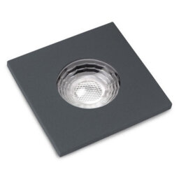 10 Pack - Graphite Grey Gu10 Square Fire Rated Downlight - Ip65 - Se Home - thumbnail 2