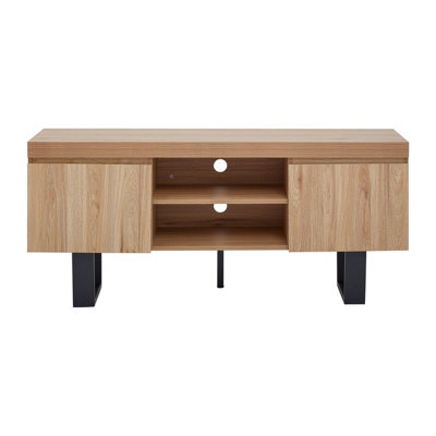 Orsina Natural Finish Media Unit, Sleek Design Modern Tv Unit For Livingroom, Aesthetics Contemporary Tv Unit - image 1