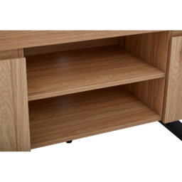 Orsina Natural Finish Media Unit, Sleek Design Modern Tv Unit For Livingroom, Aesthetics Contemporary Tv Unit - thumbnail 8
