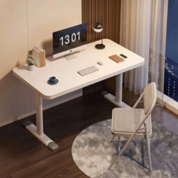 100 Cm (L) X 60 Cm (W)  Adjustable Computer Desk Home Office Furniture Workstation - thumbnail 3