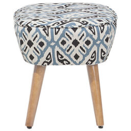 Beliani Armchair Tumba With Footstool Fabric Multicolour - thumbnail 9