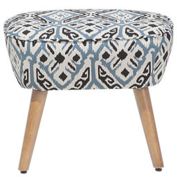 Beliani Armchair Tumba With Footstool Fabric Multicolour - thumbnail 8