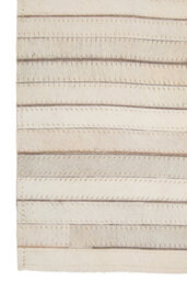 Orsina Bosie Safira Large Natural Hair On Leather Rug - thumbnail 5