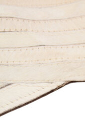 Orsina Bosie Safira Large Natural Hair On Leather Rug - thumbnail 2