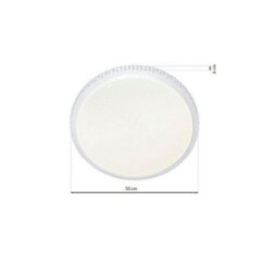 Milagro Cruz Led 50Cm 66W Modern Ceiling Light With Fully Adjustable Brightness And Colour Temperature Via Included Remote Control - thumbnail 6