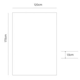 Cream Traditional Medium Rug, (L)170Cm X (W)120Cm - thumbnail 6