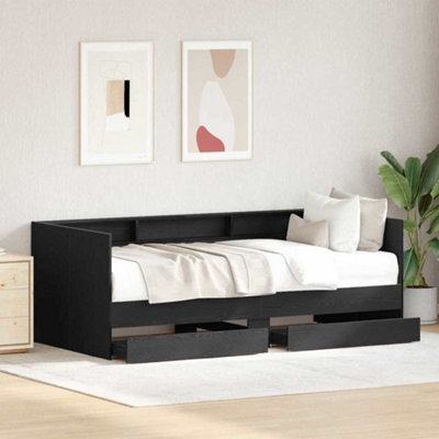 Walplus Day Bed Grey 90 X 200 Cm Engineered Wood - image 1