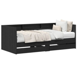 Walplus Day Bed Grey 90 X 200 Cm Engineered Wood - thumbnail 3
