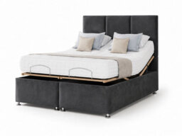 Royal Elegance Adjustable Bed With Mattress And Headboard Blue - thumbnail 8