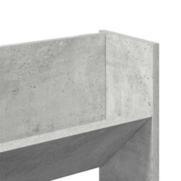 Berkfield Modern Wall Shoe Cabinets 2 Pcs Concrete Grey 80X18X60 Cm Engineered Wood - thumbnail 8