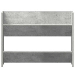 Berkfield Modern Wall Shoe Cabinets 2 Pcs Concrete Grey 80X18X60 Cm Engineered Wood - thumbnail 5